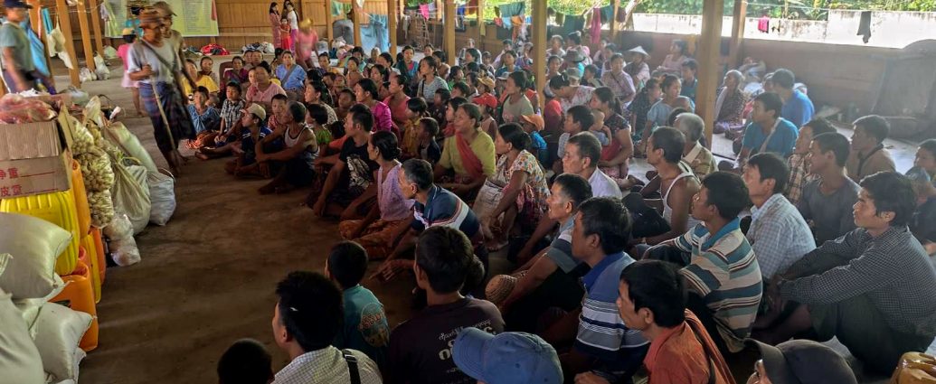 ကတူးကျေးရွာများမှ စစ်ဘေးရှောင်များကို ရှမ်းနီဒေသခံများနဲ့အဖွဲ့အစည်းများက ကူညီ